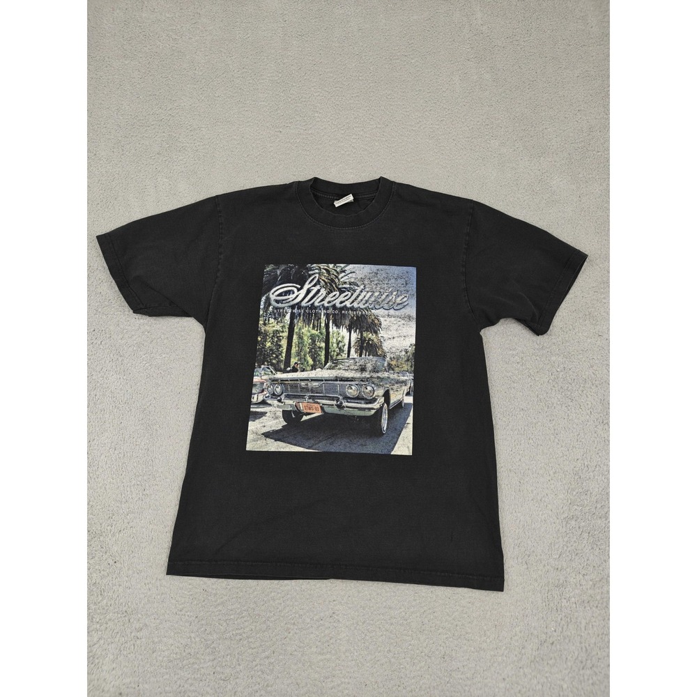 Vintage Streetwise Shirt Mens Large Black Lowrider‎ Car Graphic Streetwear 2000s